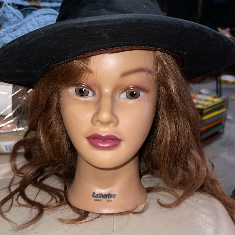 Barbour waxed cotton stockman hat